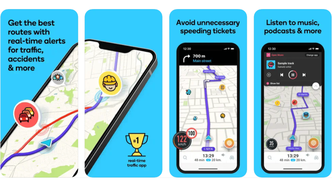 Aplikasi Mobil untuk iPhone Waze