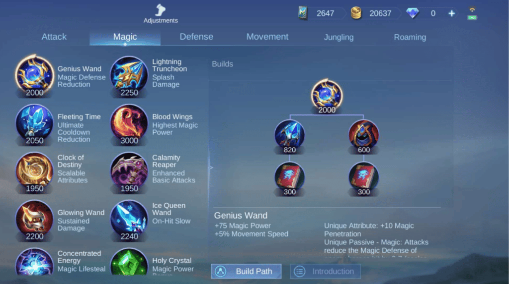 Build for Xavier MLBB Season 26