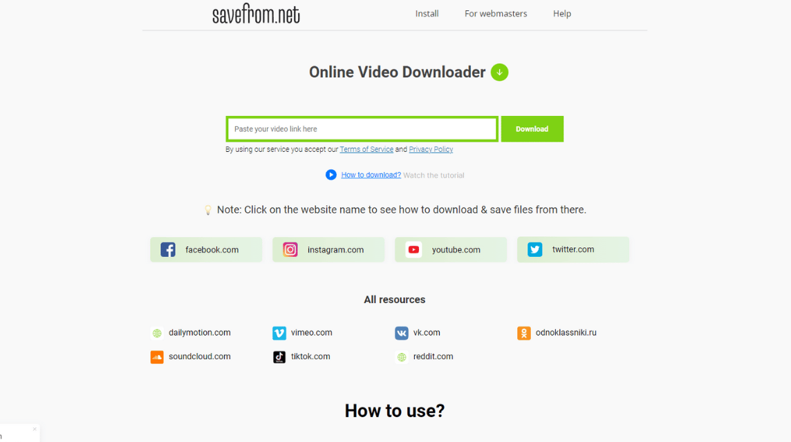 savefrom net download