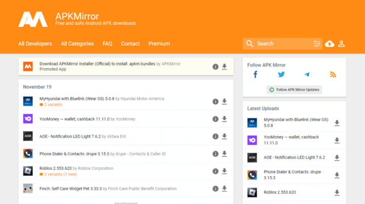 CARA DOWNLOAD DI APKMIRROR visual data 3