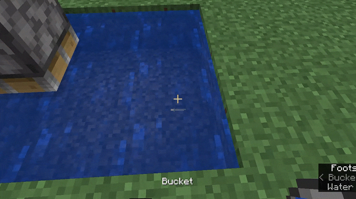 Removing Water in Minecraft.