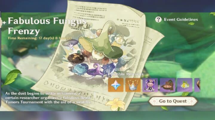 Guide to Fabulous Fungus Frenzy Genshin Impact, Get Dori for Free!