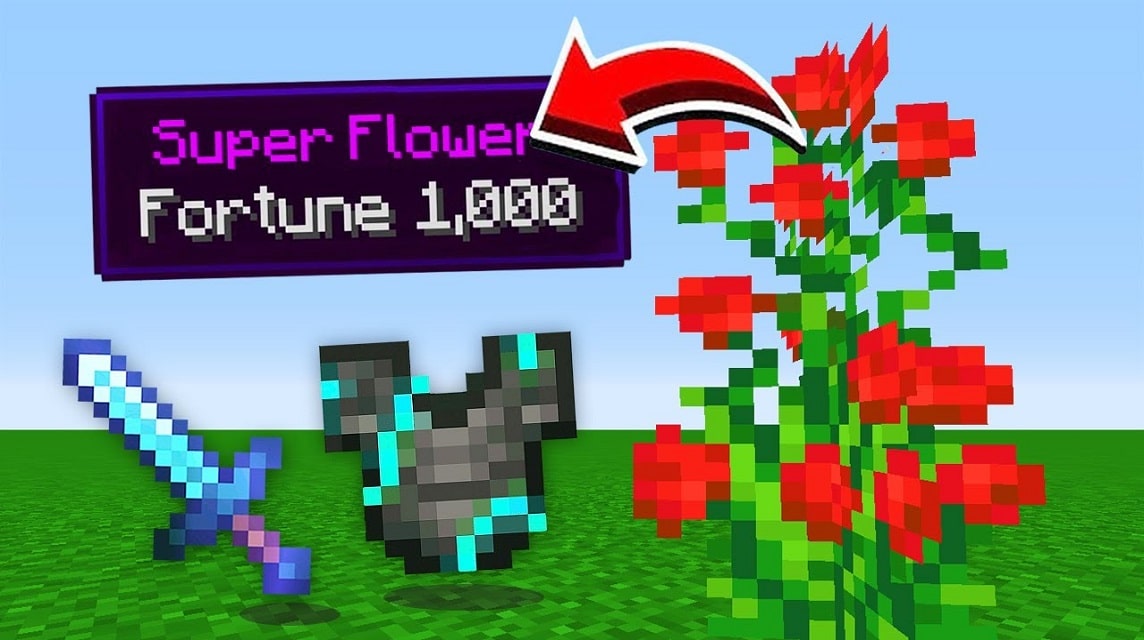 Minecraft의 꽃