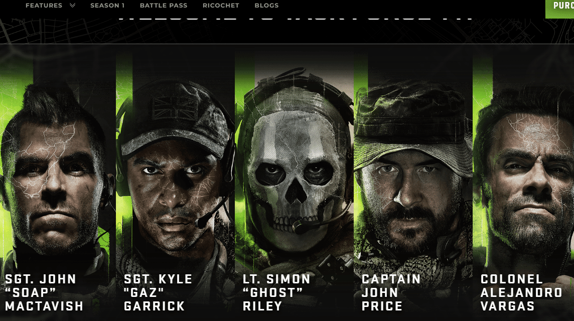Call of Duty Modern Warfare 2 Team