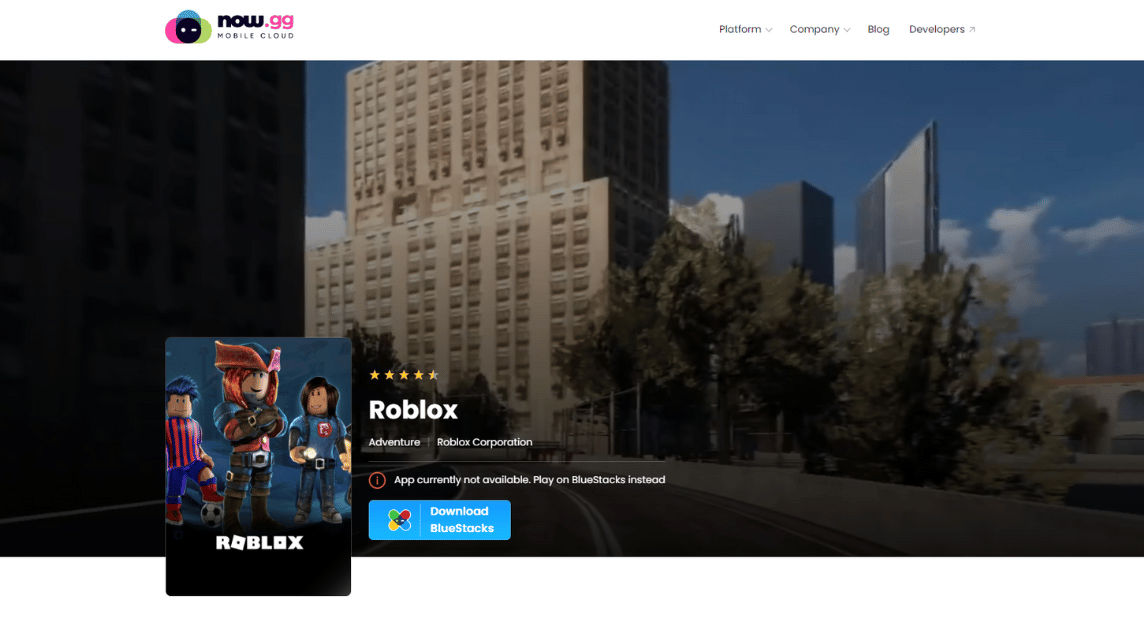 now - Roblox