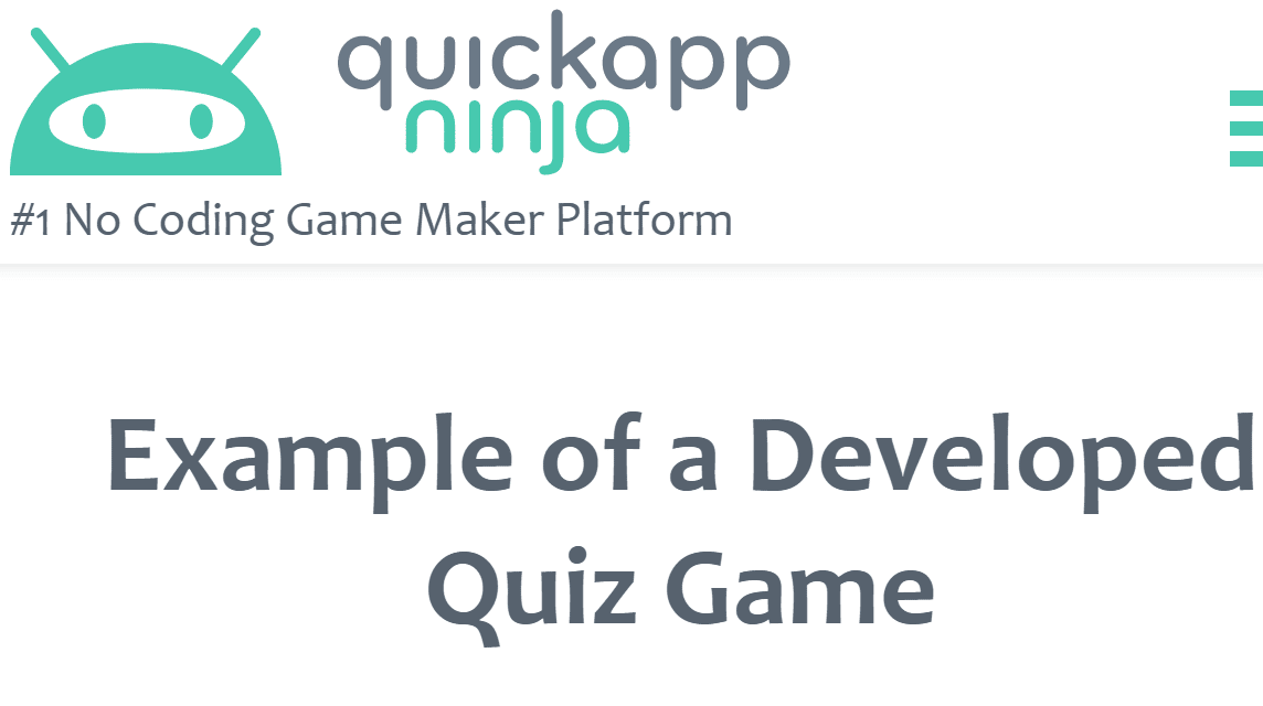 How to Make Android Games on HP Quickappninja
