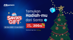 Cari Logo Santa’s Gift, Dapatkan Total Hadiah 200 Ribu VC Coin!