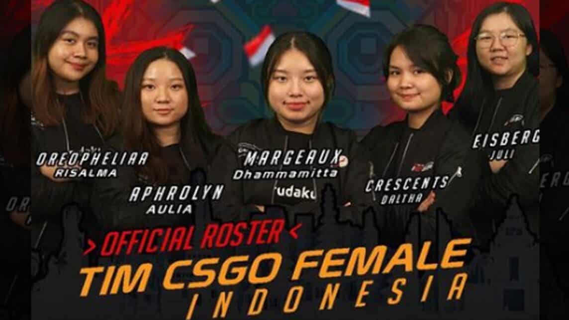 CSGO 女子インドネシア代表チームが IESF 2022 で 3 位を獲得 (2)