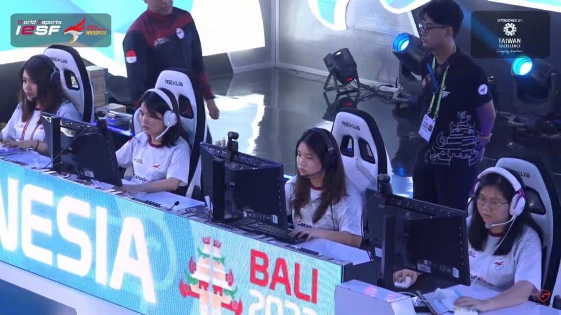 The CS:GO Women Indonesia National Team won 3rd place at the IESF WEC 2022
