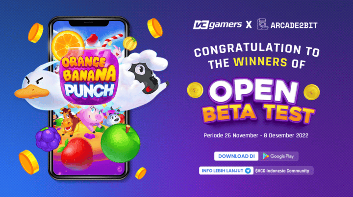 Announcement of Orange Banana Punch Open Beta Test Winners