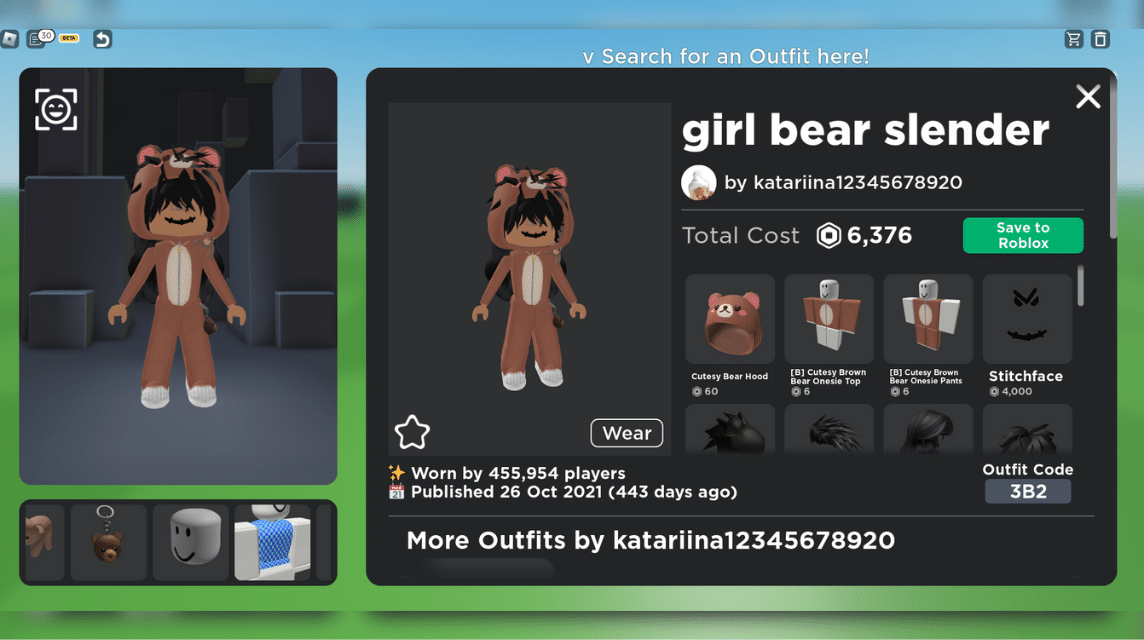 Girl Bear Slender Avatars