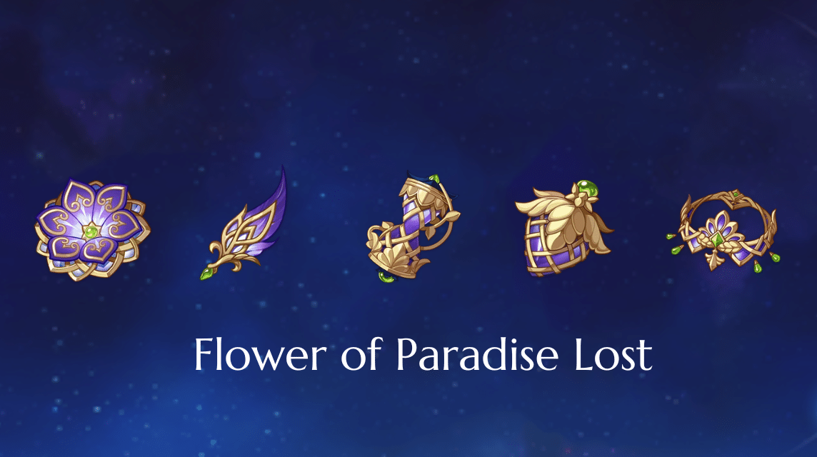 Flower of Paradise Lost genshin impact artefak burgeon