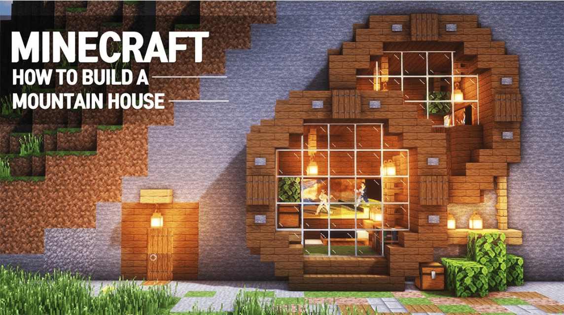 Rumah Gua Minecraft