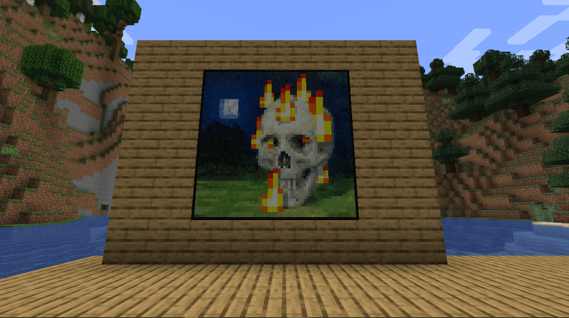 Burning Skulls