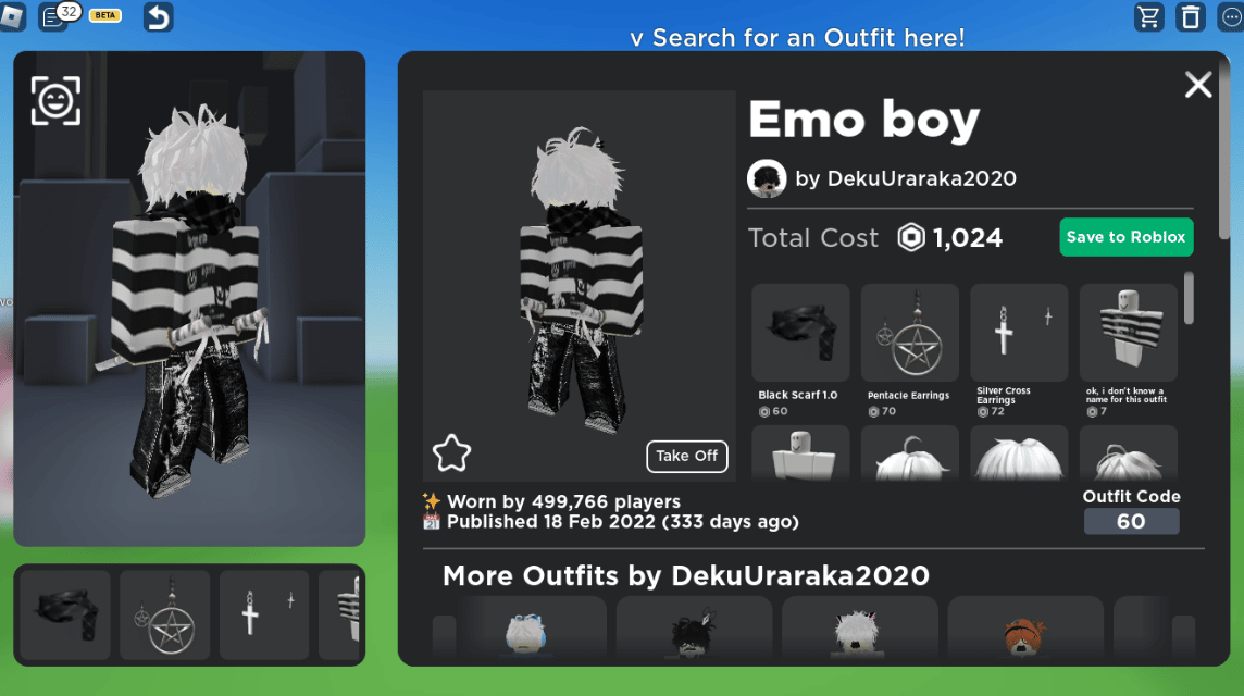 skin roblox emo girl