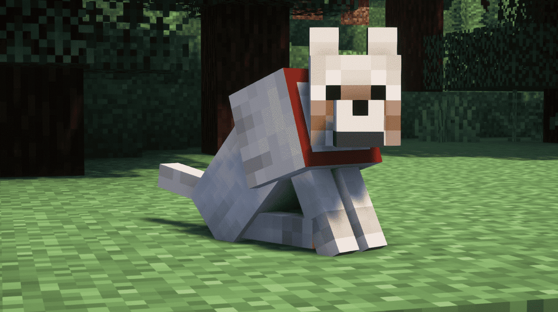 Minecraft 飼いならされたオオカミ