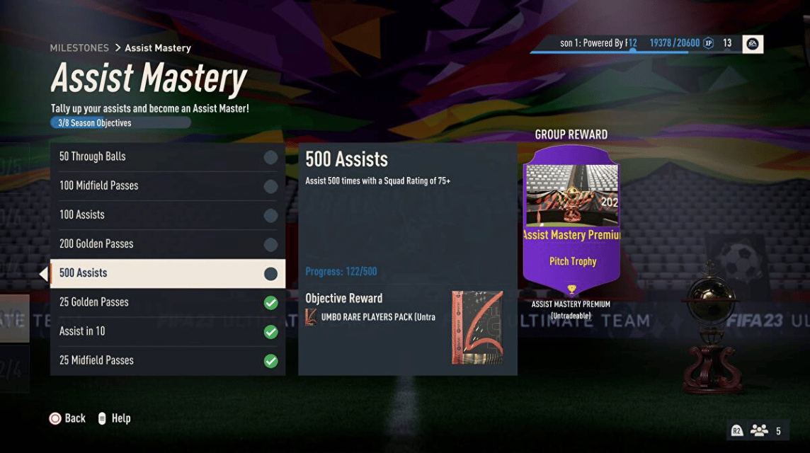 Milestones Gacha FIFA 23