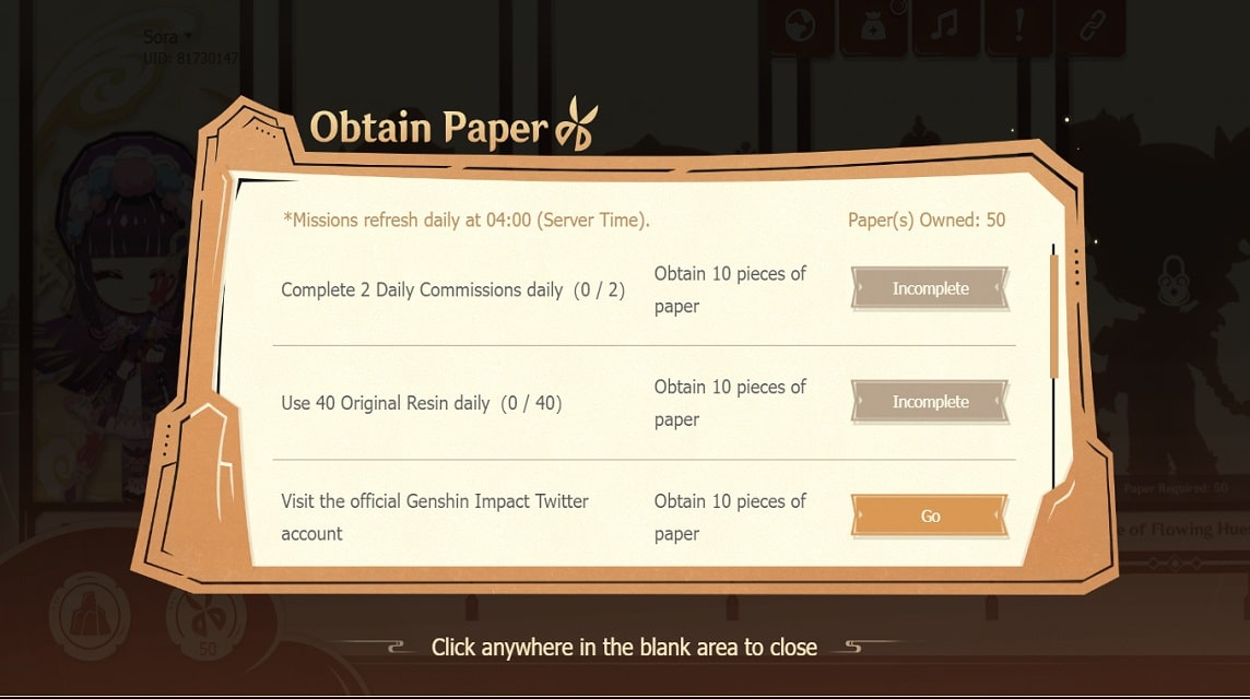  obtain paper