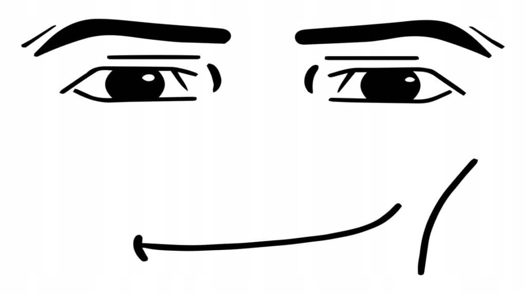 Roblox Man Face Icon Meme Dan Gaming Masa Kini