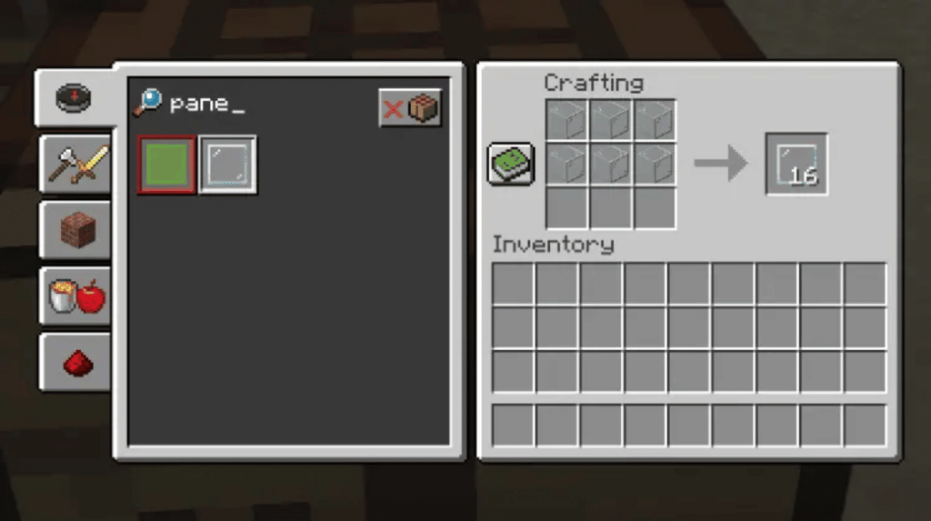 How to Make a Glass Pane in Minecraft 1.19