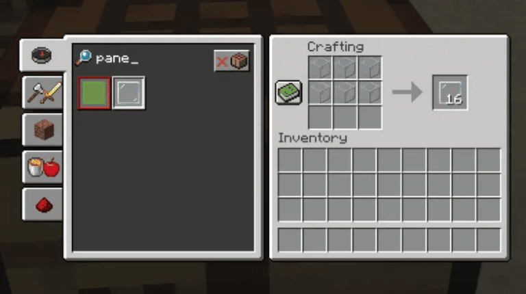 How to Make a Glass Pane in Minecraft 1.19