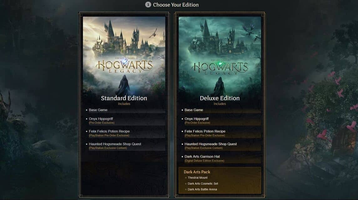 Hogwarts Legacy Editions