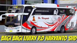 Latest Clear Livery Bussid PO Hariyanto SHD 2023