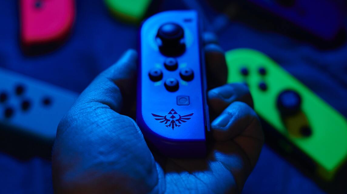 JoyCon Zelda untuk Nintedo Switch OLED - Nintendo Switch Pro