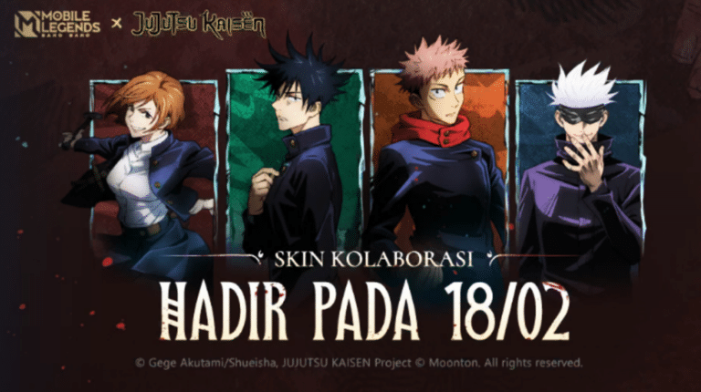 Cara Mendapatkan Skin Kolaborasi MLBB X Jujutsu Kaisen