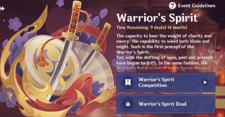 Panduan Warrior’s Spirit Genshin Impact 3.4