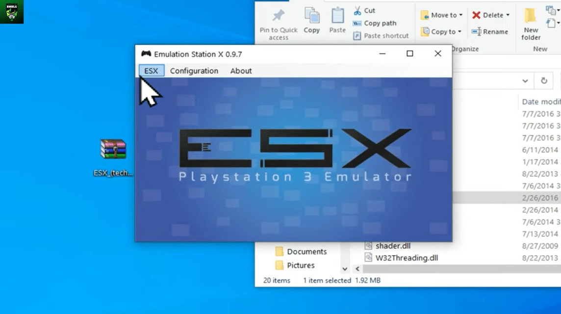 ESX PS3 에뮬레이터