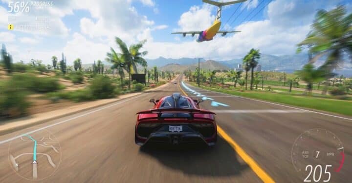 极限竞速：地平线 5 PS4 游戏玩法，更刺激的赛车！