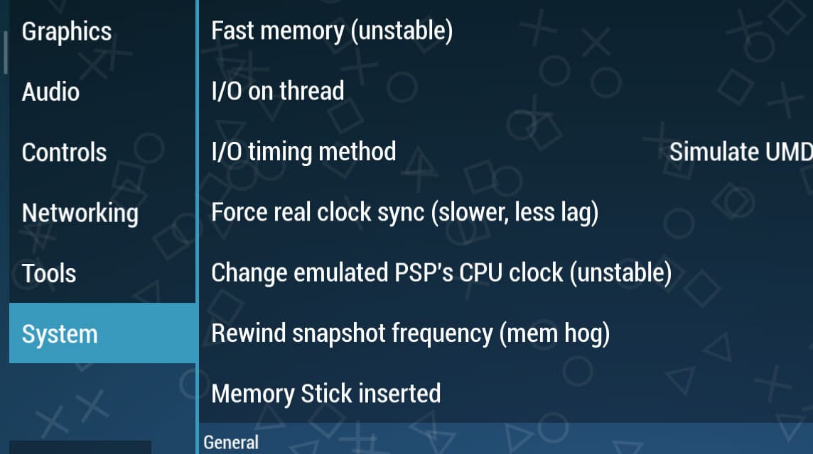 PPSSPP Settings No Lag