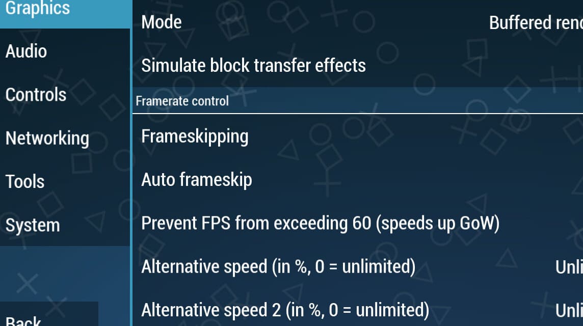 PPSSPP Settings No Lag