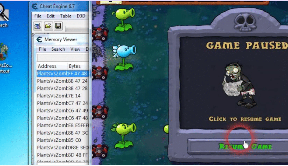 Hack PvZ 2 with Cheat Engine (Android)