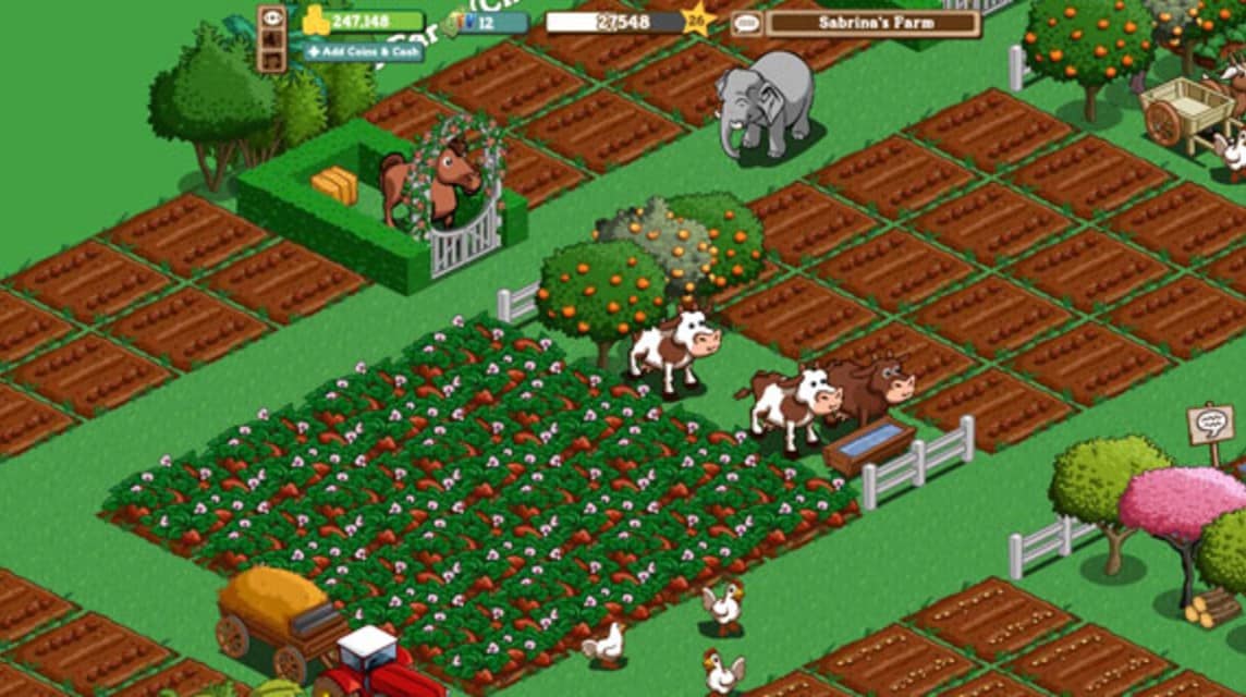 Farm Ville Old School Facebook-Spiel
