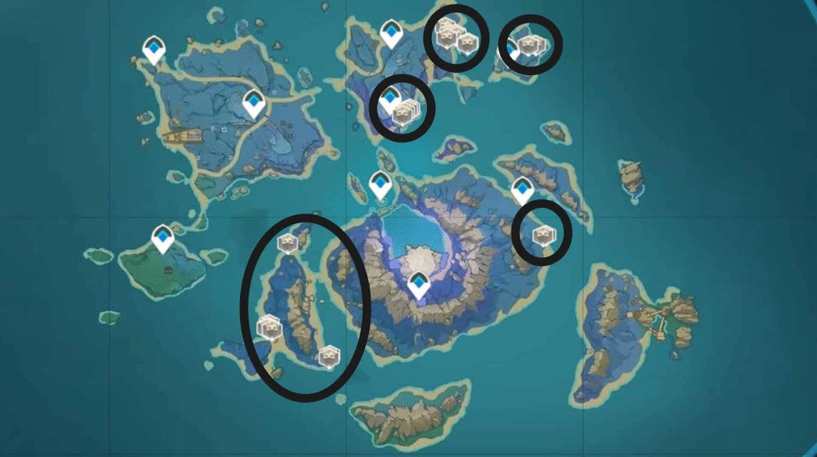the location of the treasure hoarder