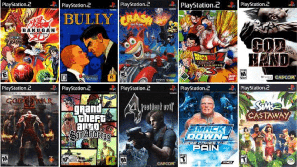 Top 10 deals playstation 2 games