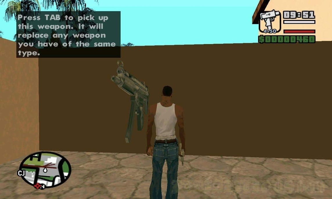 Geheimnis von gta san andreas gun