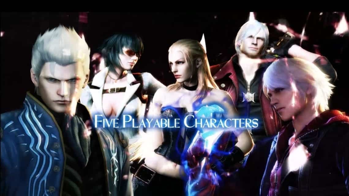 5 Devil May Cry 4 Special Edition Characters