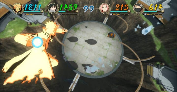 게임 플레이 Naruto Shippuden: Ultimate Ninja Storm Revolution, 메카 나루토가 등장합니다!