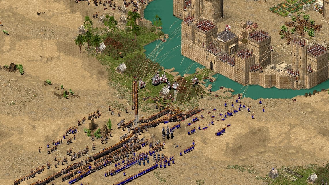 Schlacht der Kreuzritter in der Festung