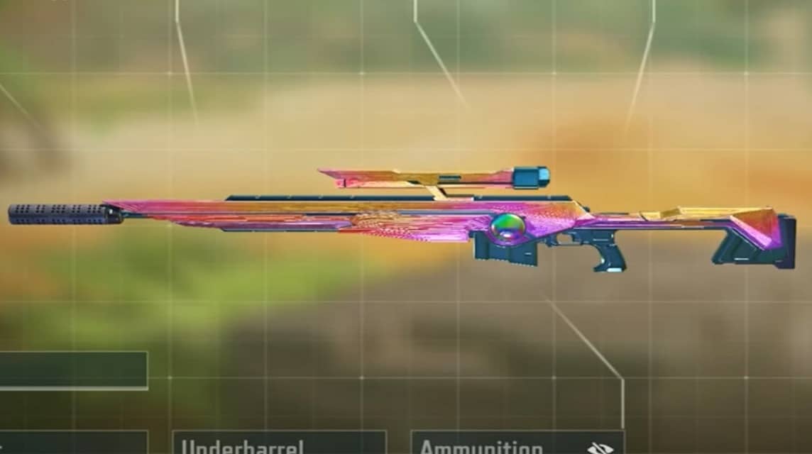 the best codm weapon HDR Iridescent Lines