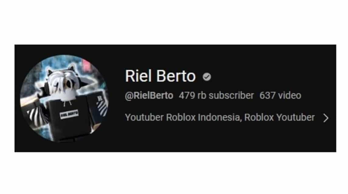 YouTuber Roblox 인도네시아 Riel Berto