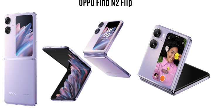 듣다! Oppo Find N2 Flip 접이식 핸드폰의 사양 및 가격입니다.