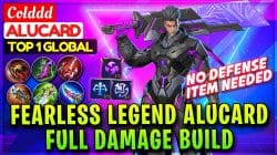 Rekomendasi Build Alucard Full Damage, Top Global Nih!