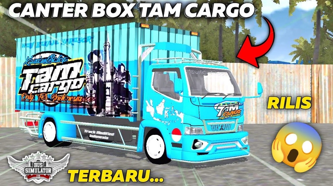 Bussid Truck Canter Mod Cargo Box