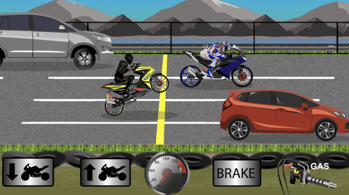 ドラッグバイクゲーム