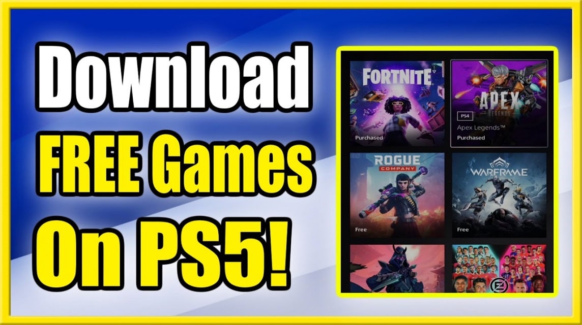 Free games clearance ps5