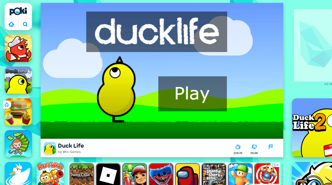 Play all Duck life virsion unblocked at school. - Unblocked games 1 - Quora